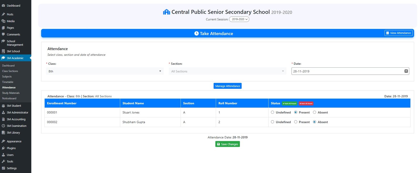 16_Take Attendance